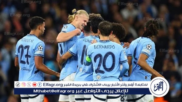 تشكيل مانشستر سيتي الرسمي أمام بورنموث في الدوري الإنجليزي