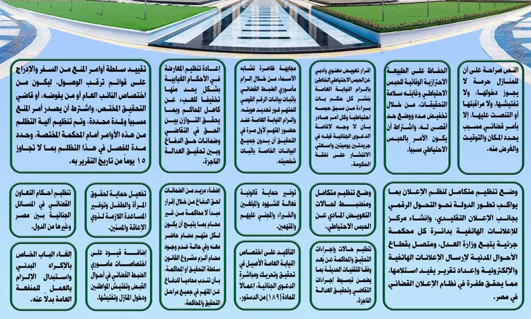 تفاصيل مشروع قانون الإجراءات الجنائية الجديد